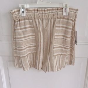 NWT Nordstrom BP Linen Shorts with Pockets and elastic waist